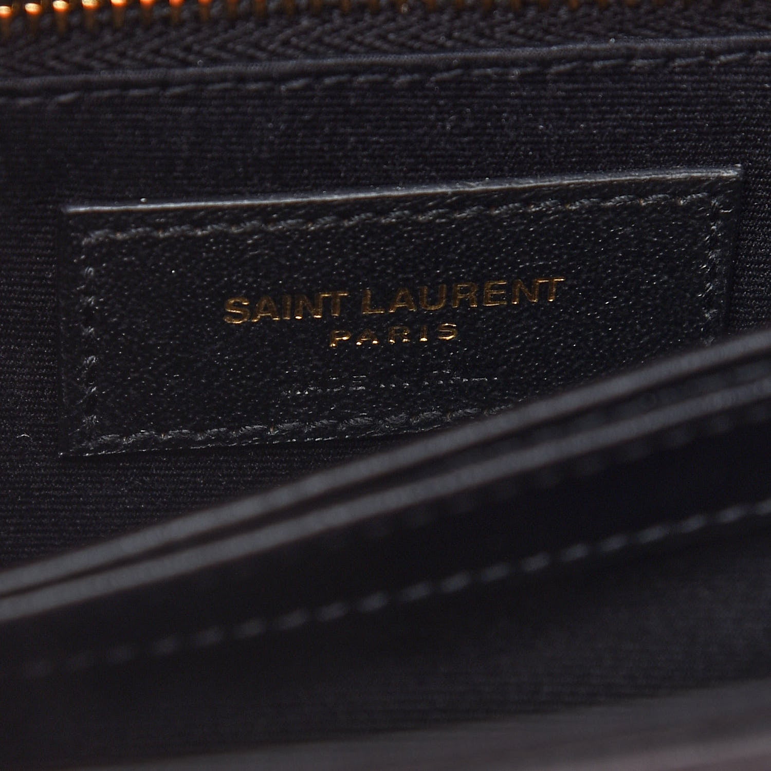 Saint Laurent Calfskin Y Quilted Monogram Toy Loulou Crossbody Bag Black 6 of 8