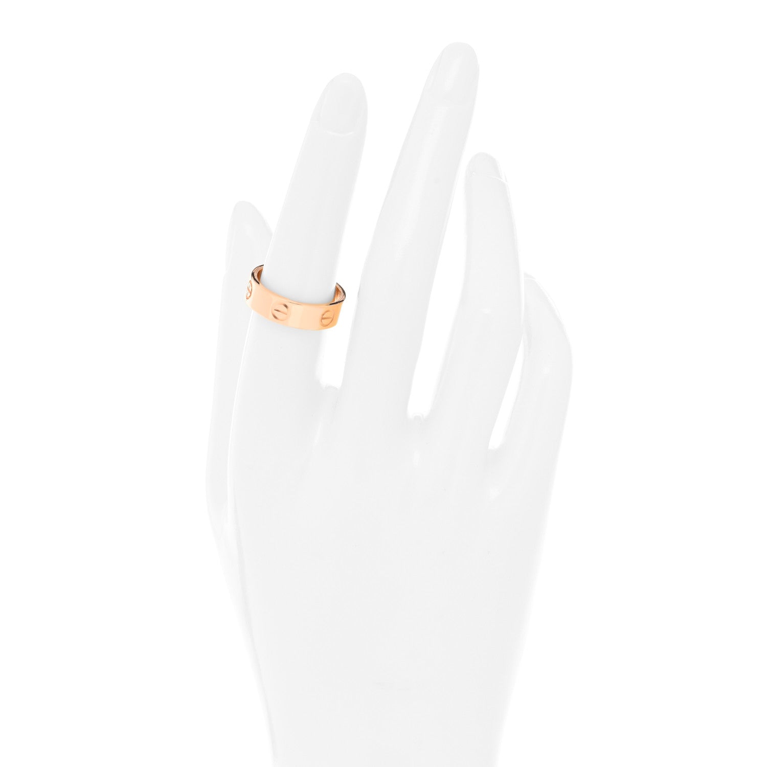 Cartier 18K Pink Gold 5.5mm LOVE Ring 55 7.25 2 of 5