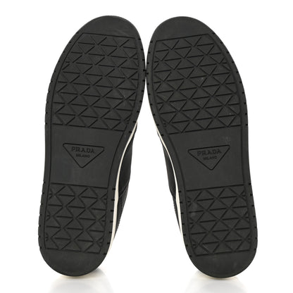 Prada Re-Nylon Triangle Logo Quilted Sneakers 38.5 Black 6 of 14