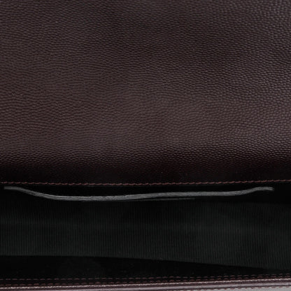 Saint Laurent Grain De Poudre Classic Kate Monogram Clutch Amaranto 5 of 6
