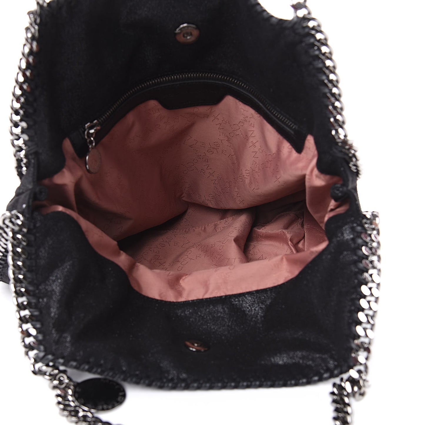 Shaggy Deer Small Falabella Tote Black