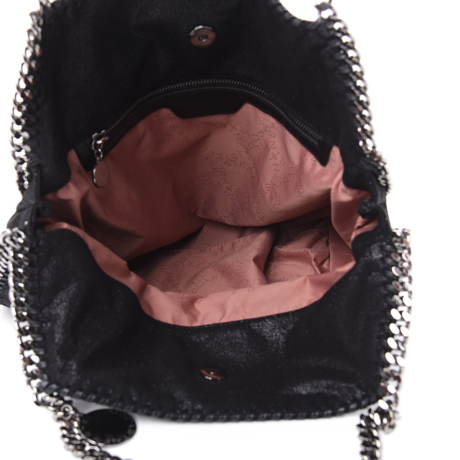 Stella McCartney Shaggy Deer Small Falabella Tote Black 5 of 9