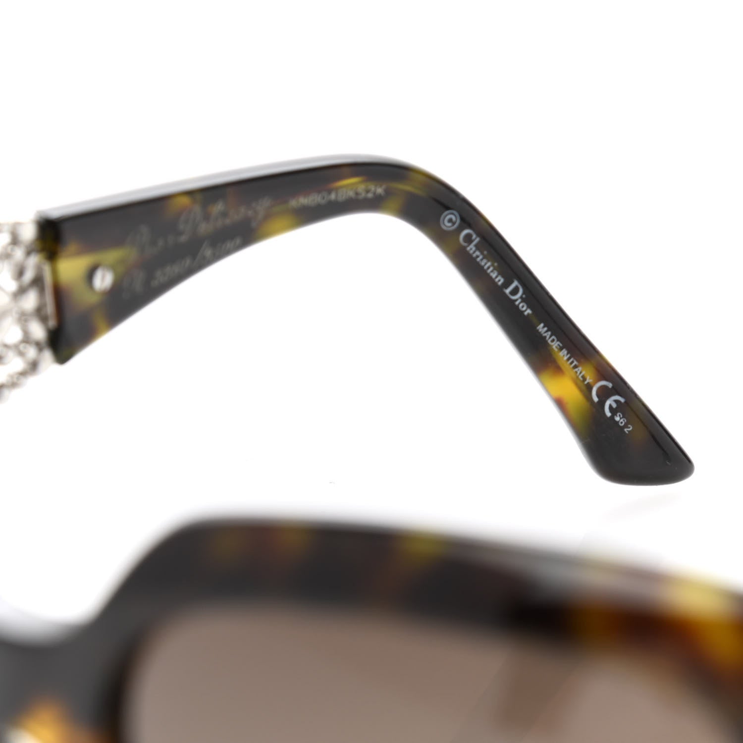 Christian Dior DiorDelicacy Crystal Sunglasses Tortoise 5 of 6