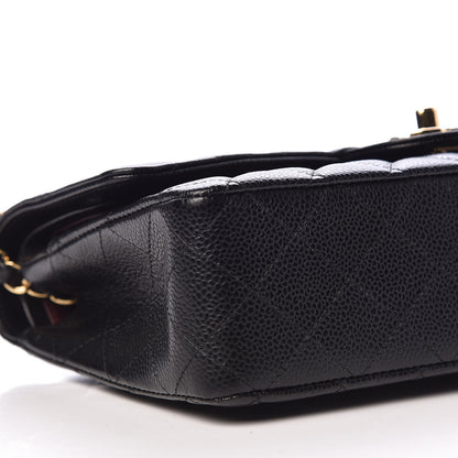Chanel Caviar Quilted Medium Double Flap Black 6 of 10
