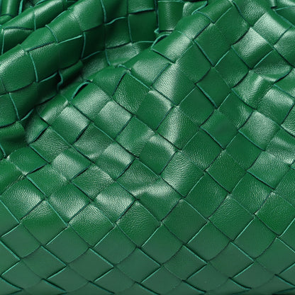 Bottega Veneta Nappa Maxi Intrecciato The Pouch Oversized Clutch Racing Green 8 of 10