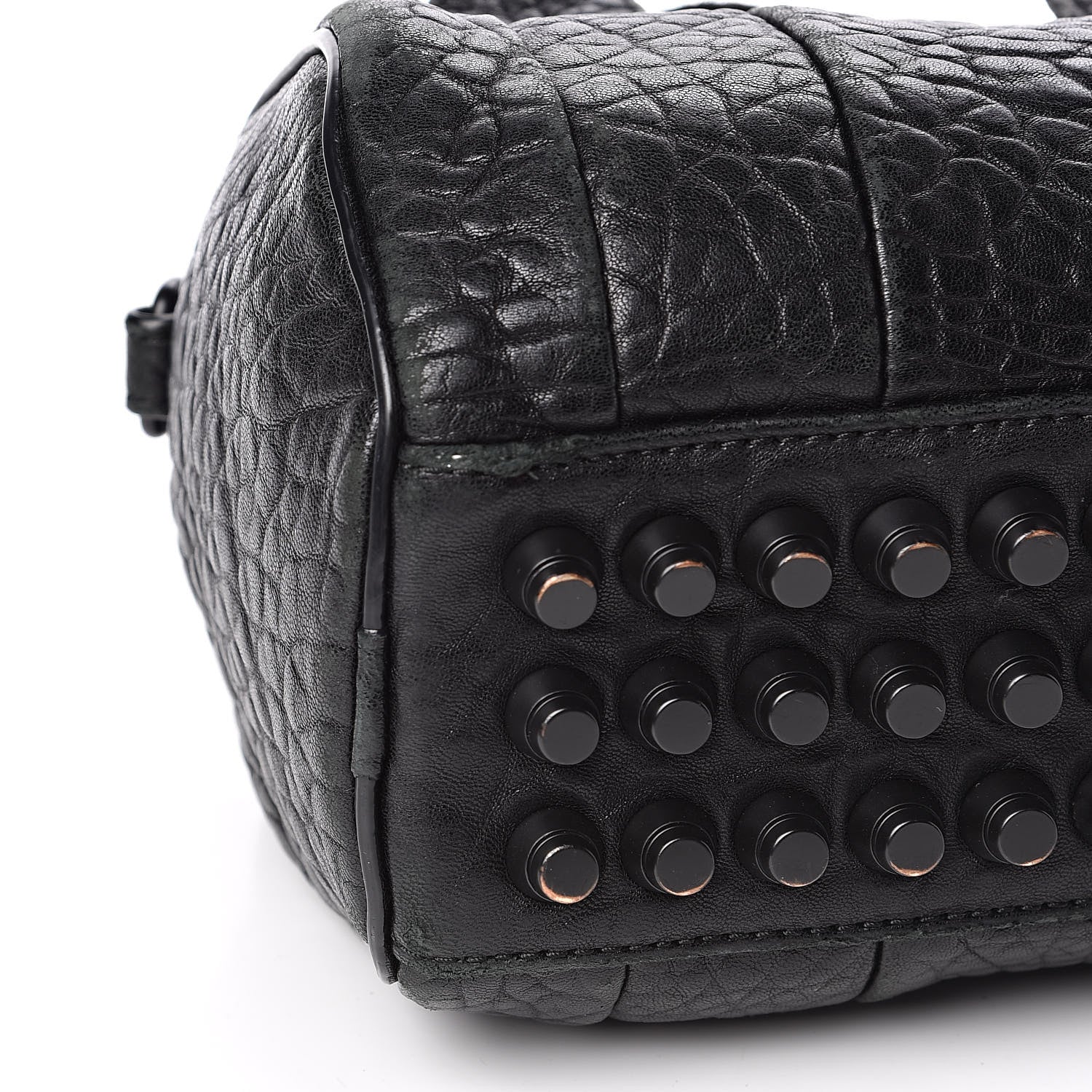 Alexander Wang Pebbled Lambskin Mini Rockie Black Matte Black Hardware 9 of 12