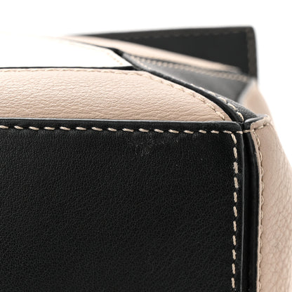 Loewe Calfskin Small Puzzle Bag Black Taupe 12 of 14