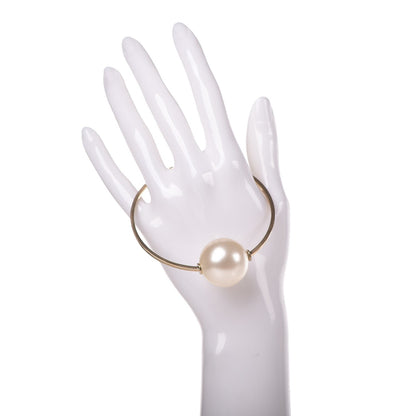 Chanel Pearl Medium Bangle Gold 2 of 6
