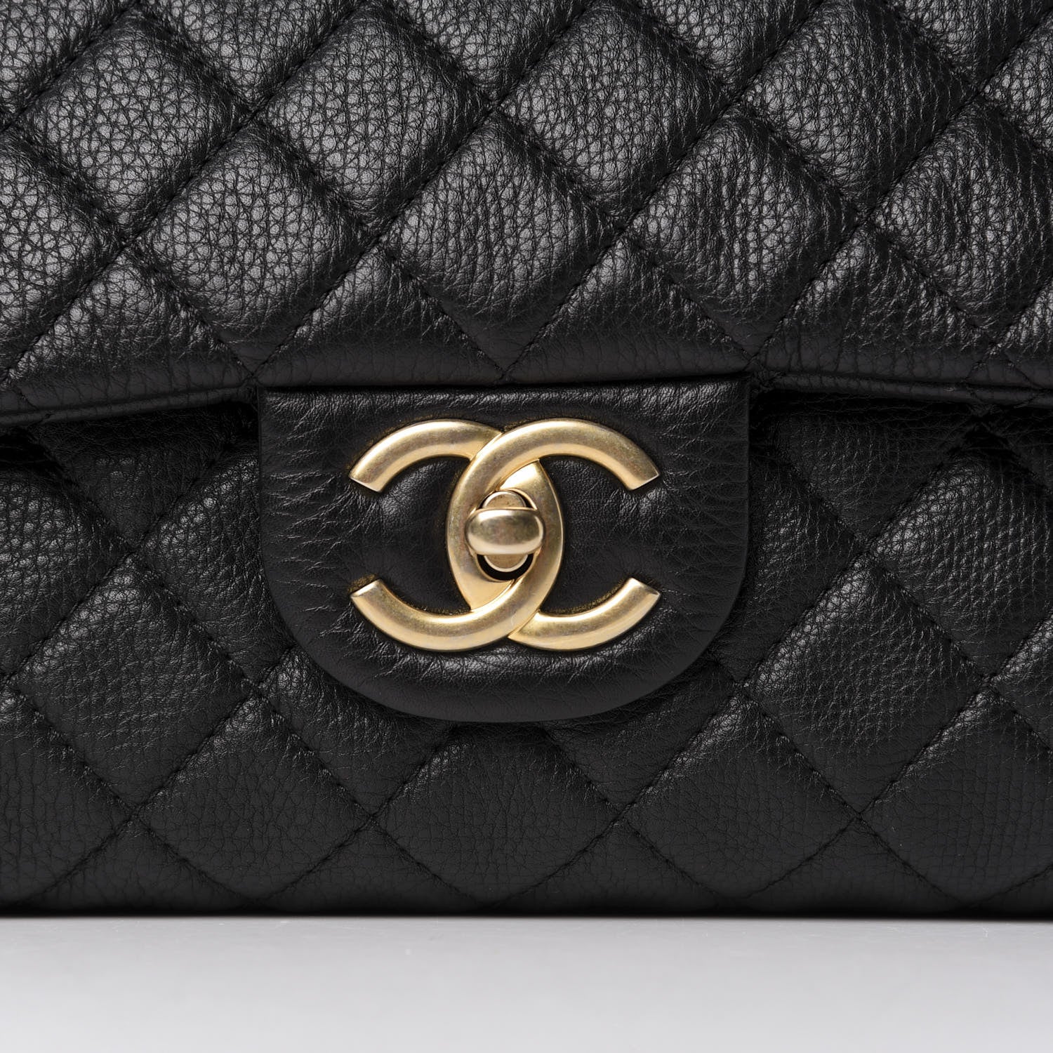 Chanel Calfskin Quilted XXL Travel Flap Bag Black 9 of 11