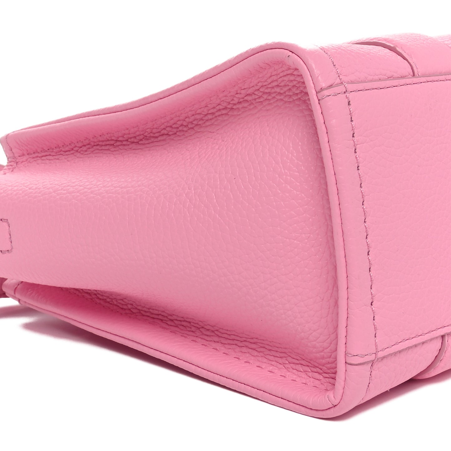Grained Calfskin Small The Tote Bag Candy Pink