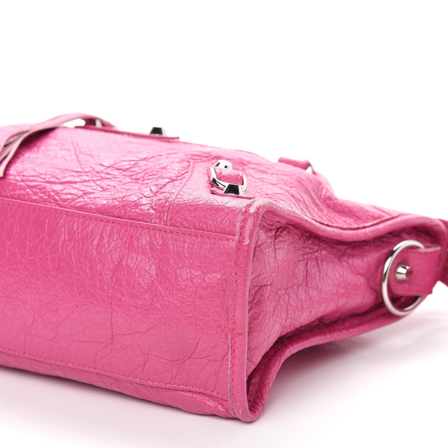 Balenciaga Agneau Classic Silver Hardware S City Rose Flamingo 9 of 11
