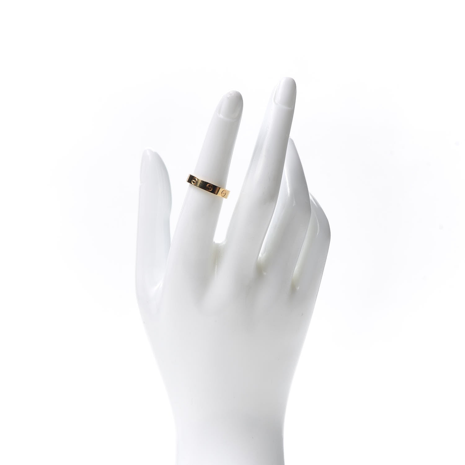 Cartier 18K Yellow Gold 3.5mm LOVE Wedding Band Ring 52 6 2 of 6