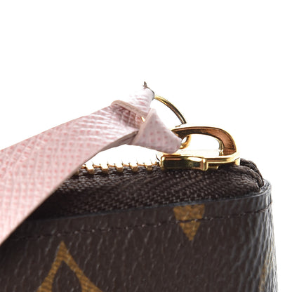 Louis Vuitton Monogram Clemence Wallet Rose Ballerine 8 of 10