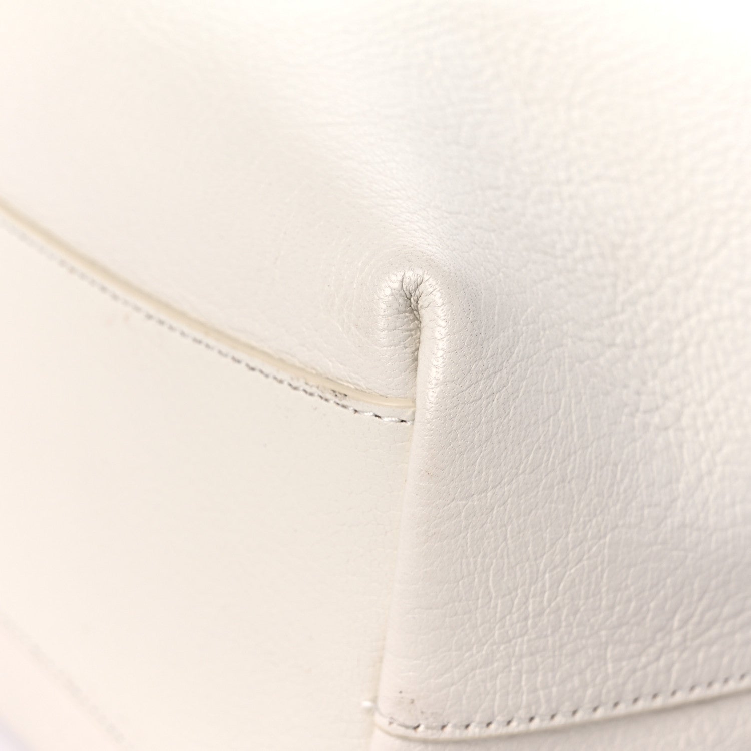 Jimmy Choo Grainy Goatskin Bon Bon Bucket Bag Latte 7 of 13