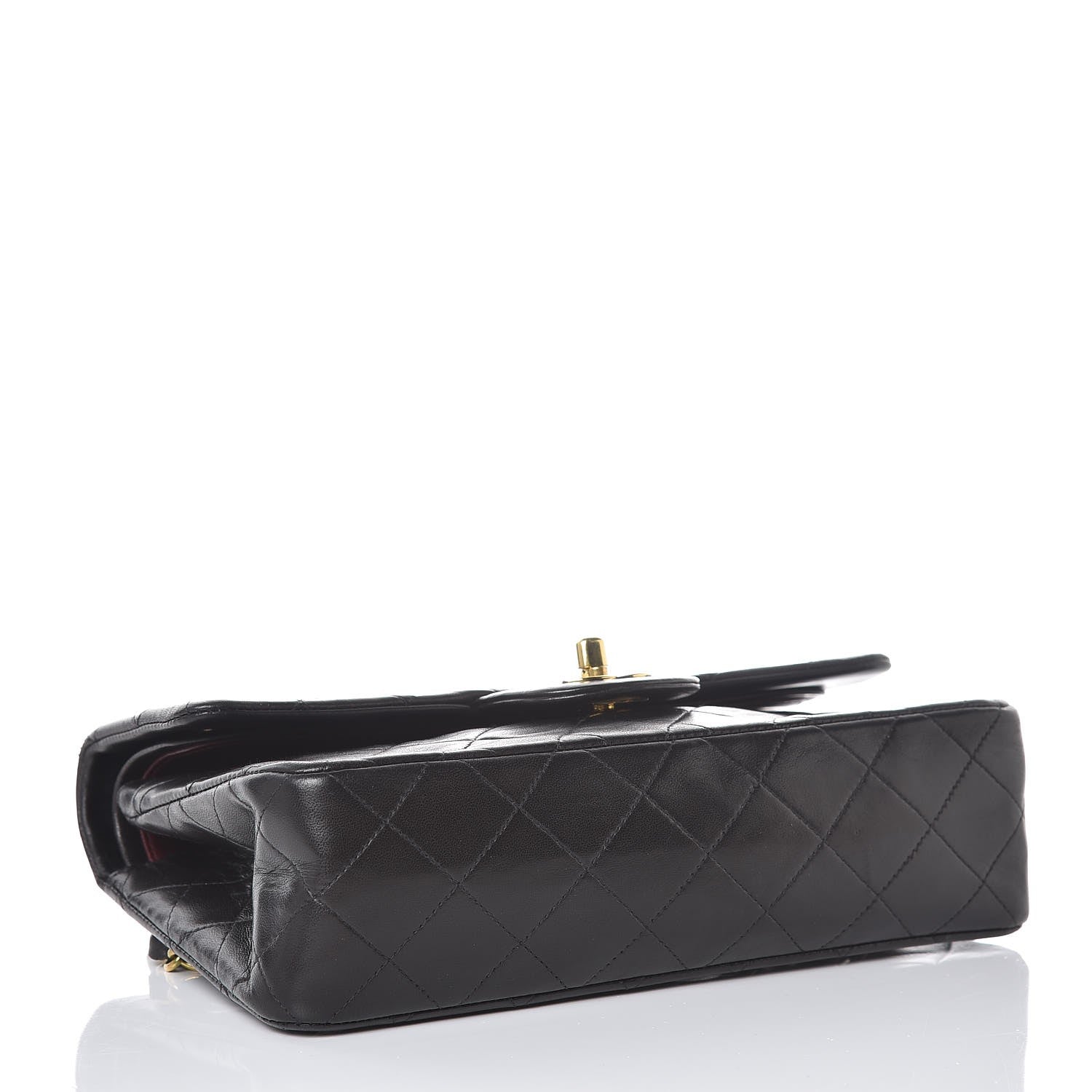 Chanel Lambskin Quilted Small Double Flap Black 4 of 9