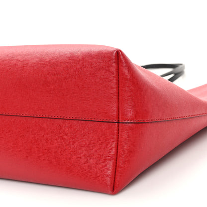 Fendi Vitello Elite Cuoio Monster Buggies Medium Roll Tote Mattone Black Multicolor Lavagna 10 of 12