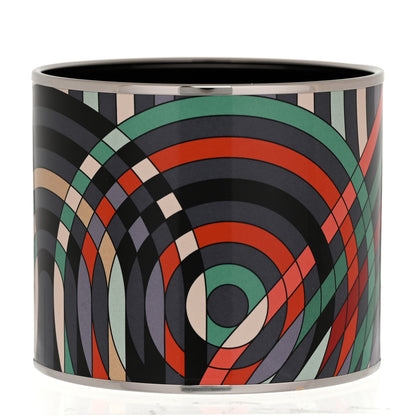 Hermes Enamel Printed Mega Wide Spirographie Bracelet 65 3 of 6