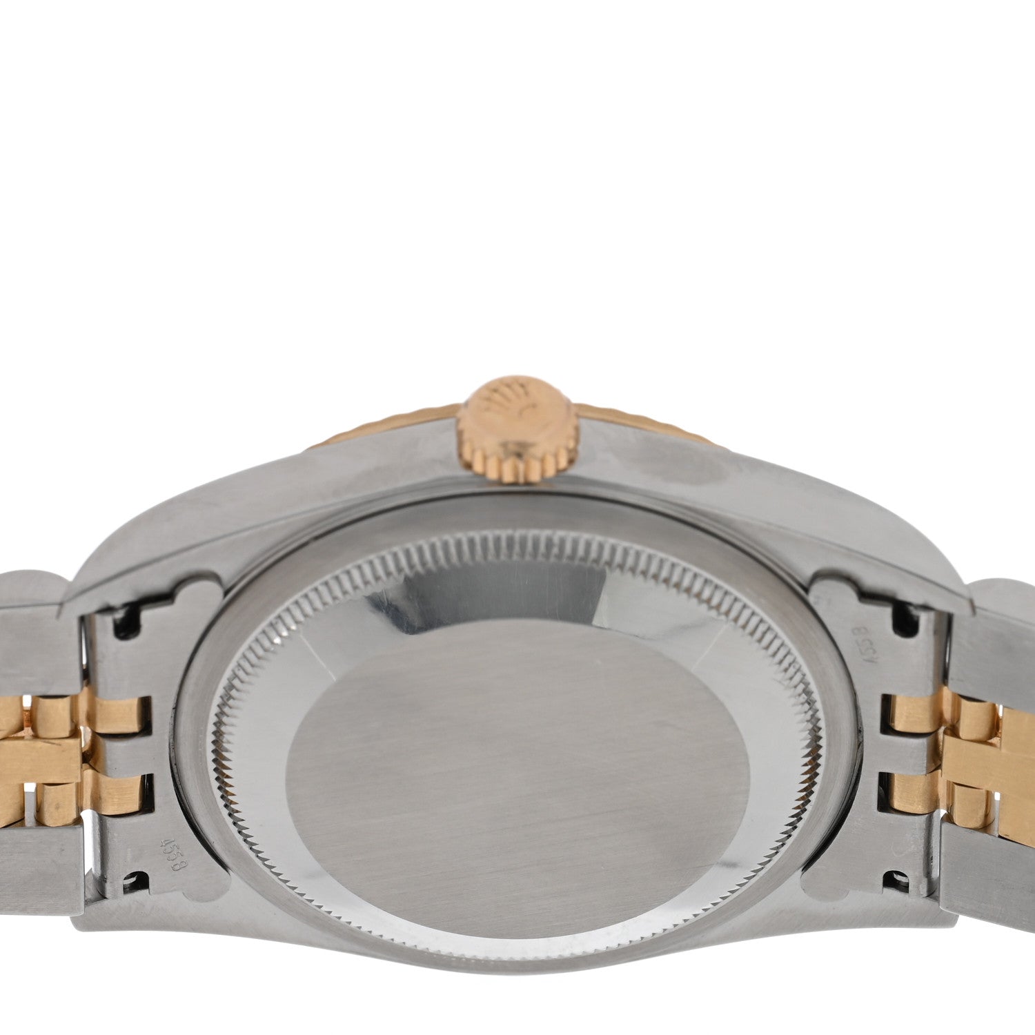Rolex Stainless Steel 18K Yellow Gold Diamond 36mm Oyster Perpetual Datejust Watch Champagne 16233 4 of 4