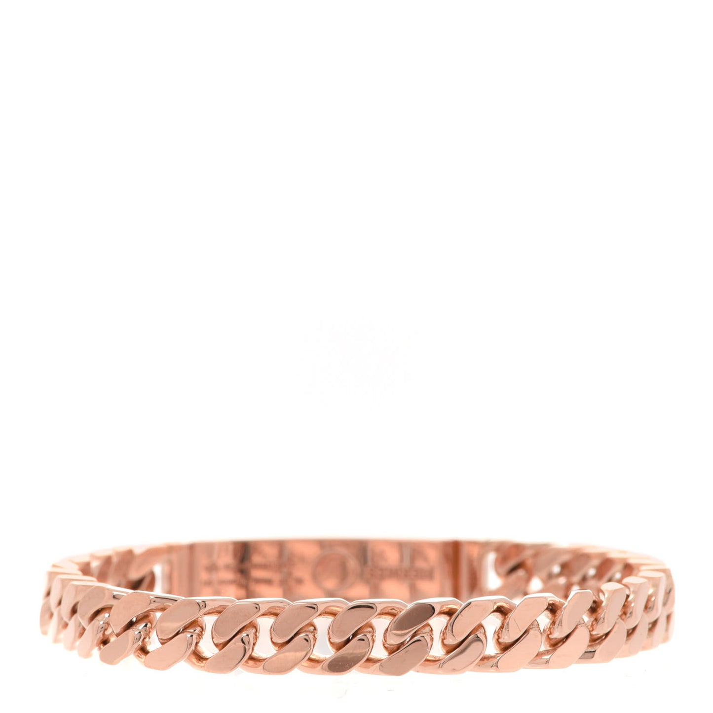 18K Rose Gold Diamond PM Kelly Gourmette Bracelet SH