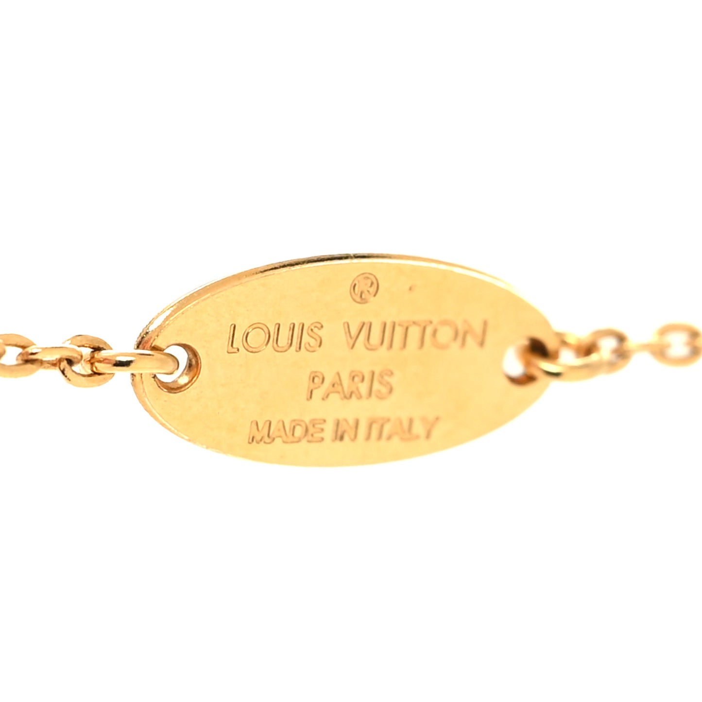 Nanogram Name Tag Necklace Gold