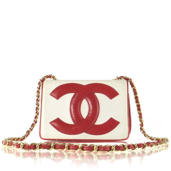 Chanel Lambskin CC Flap Bag White 1 of 12