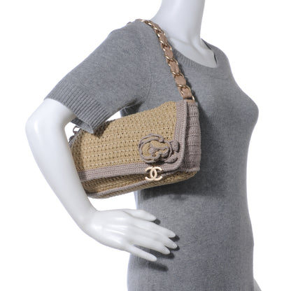 Chanel Crochet Camellia CC Flap 2 of 8