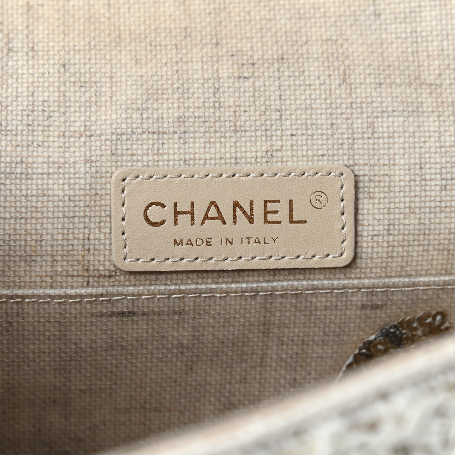 Chanel Raffia Crochet Paris Greece Medium Flap Bag Beige 6 of 10