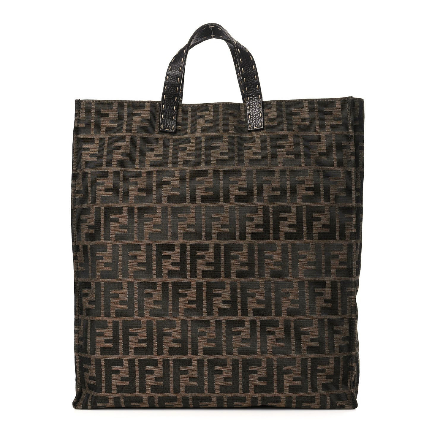 Zucca Cuoio Romano Selleria Special Shopping Tote Tobacco Moro