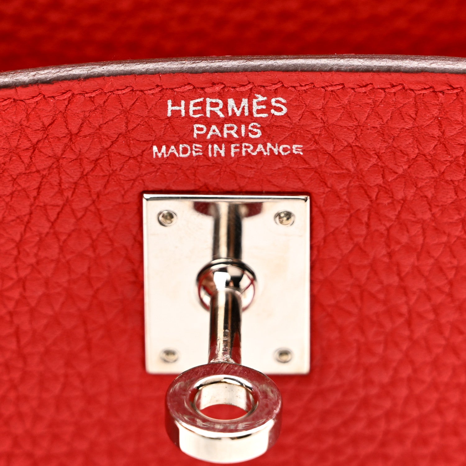 Hermes Togo Kelly Retourne 25 Rouge De Coeur 6 of 11