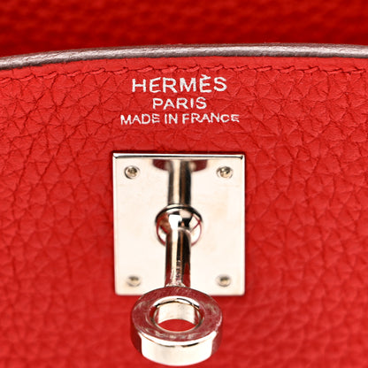 Hermes Togo Kelly Retourne 25 Rouge De Coeur 6 of 11