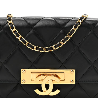 Chanel Lambskin Quilted Golden Class Wallet on Chain WOC Black 8 of 15