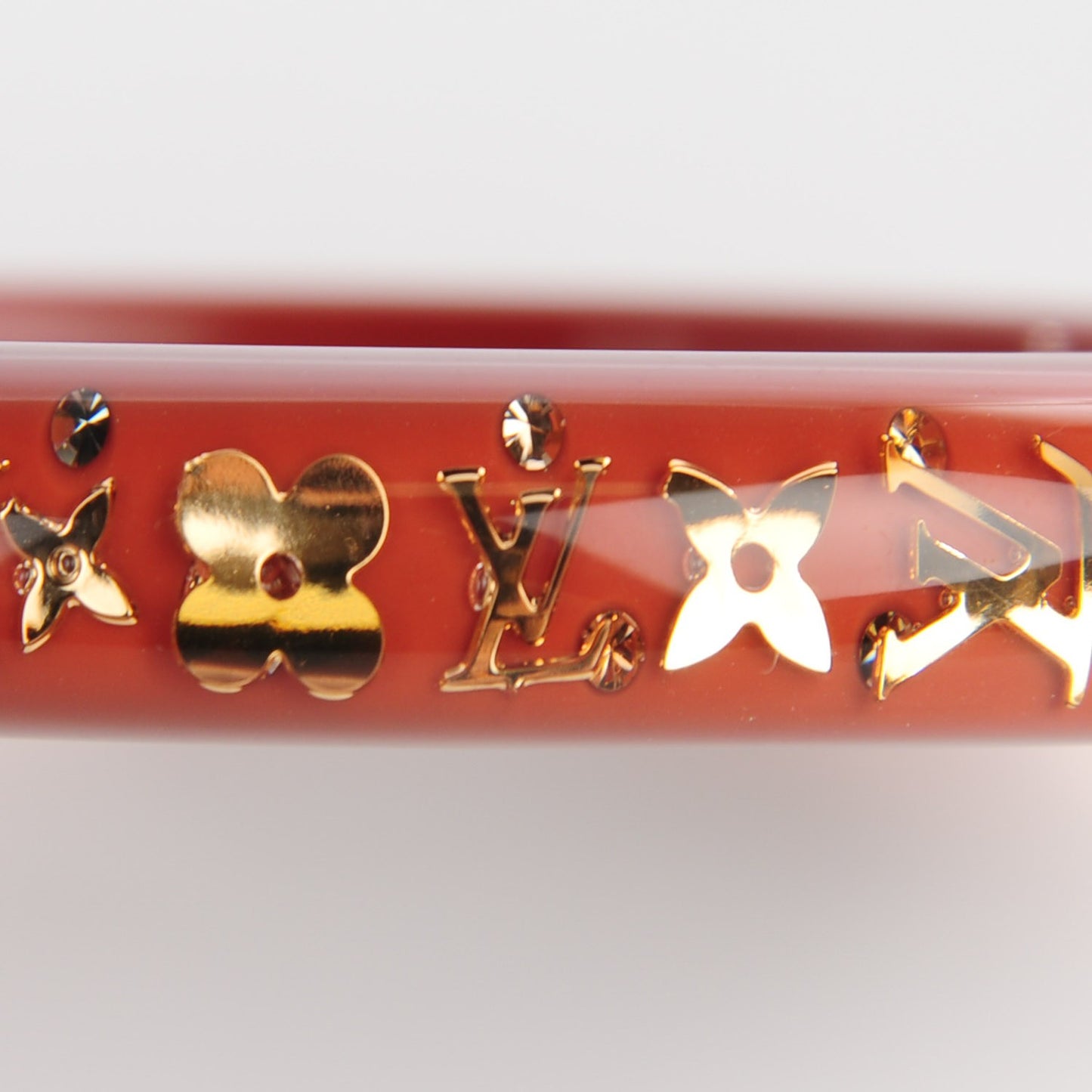 Resin Swarovski PM Inclusion Bracelet M Caramel