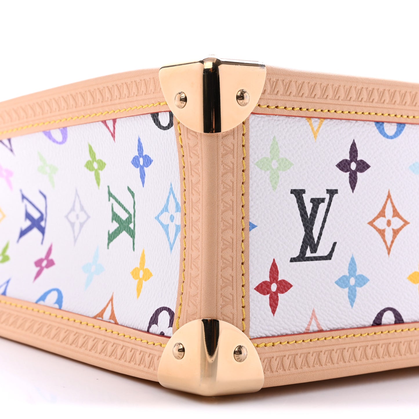 LV X TM Monogram Multicolor Onthego PM White