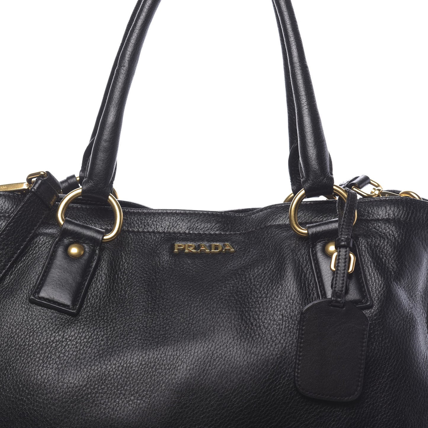 Vitello Daino Tote Black