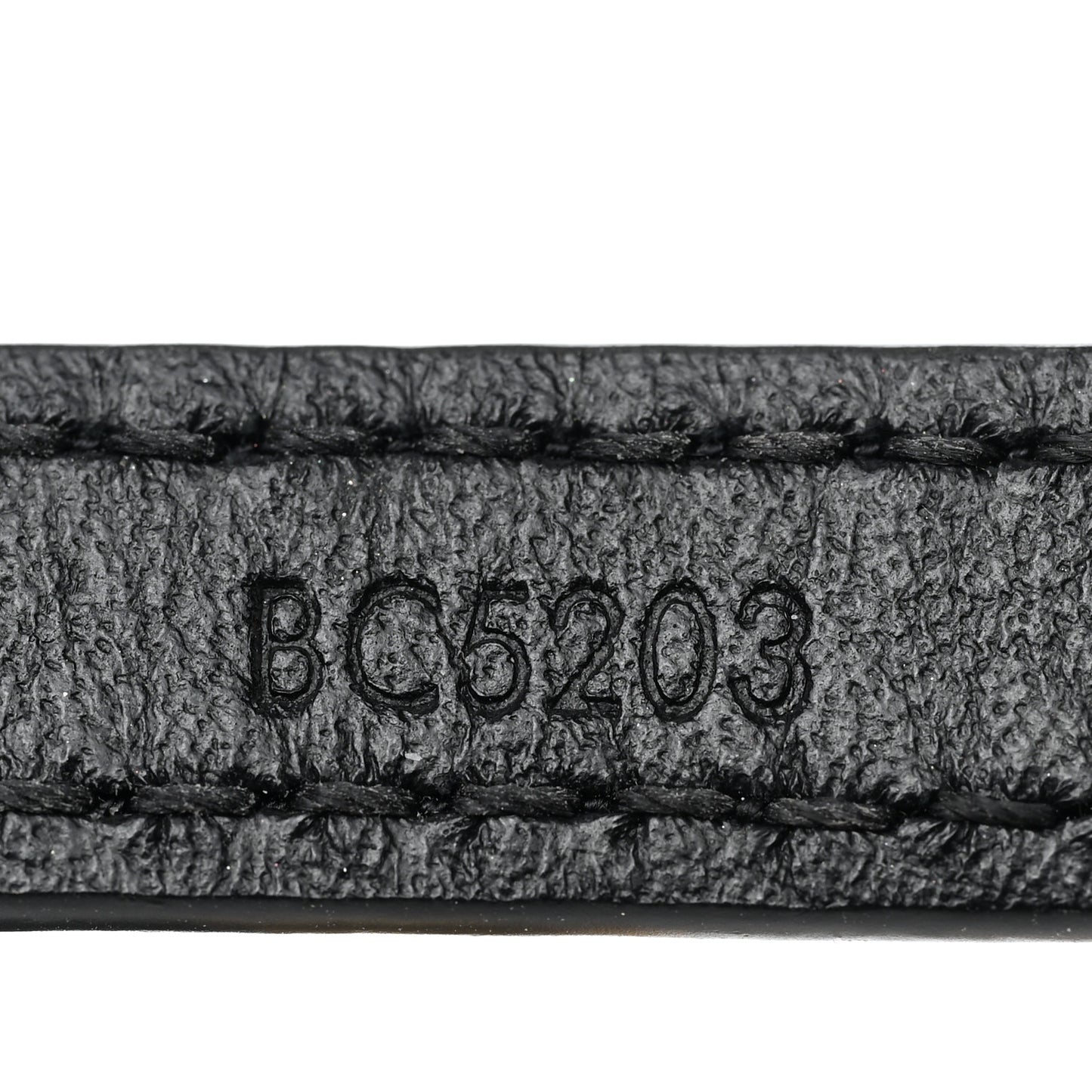 Calfskin Gram Bracelet Black