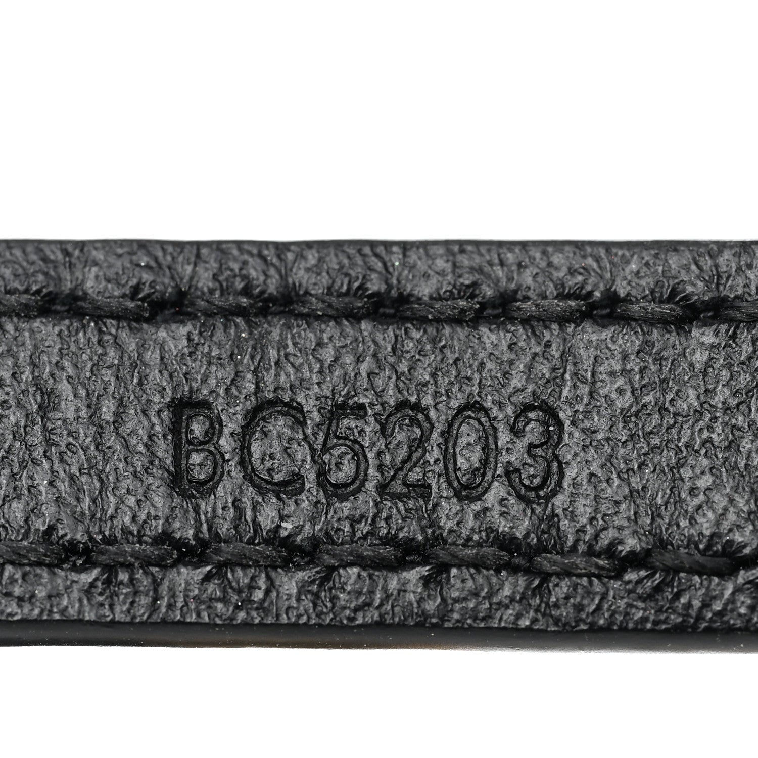 Louis Vuitton Calfskin Gram Bracelet Black 7 of 9