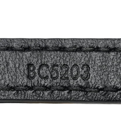 Louis Vuitton Calfskin Gram Bracelet Black 7 of 9