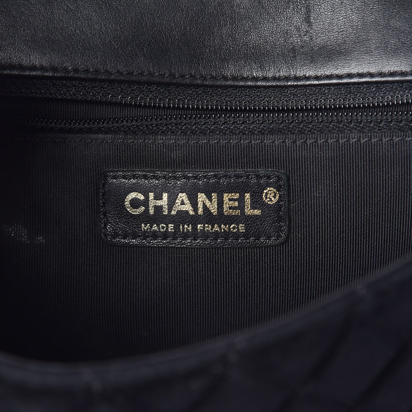 Metallic Lambskin Velvet Quilted Small Flap Black