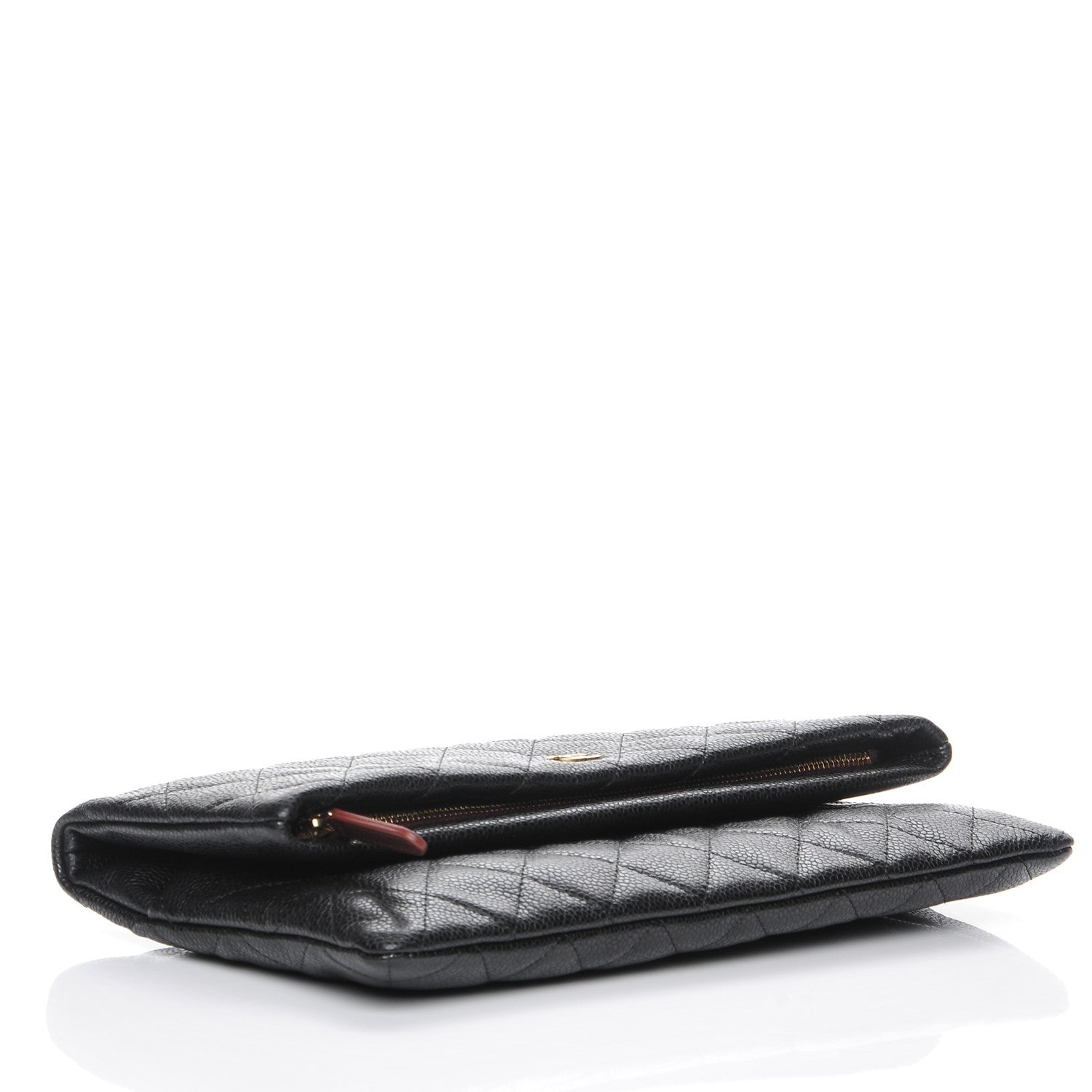 Chanel Caviar Quilted CC Beauty Clutch Black 4 of 8