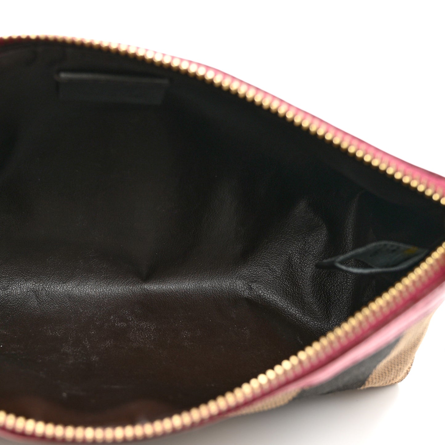 Pequin Vitello Pouch Tobacco Amarena