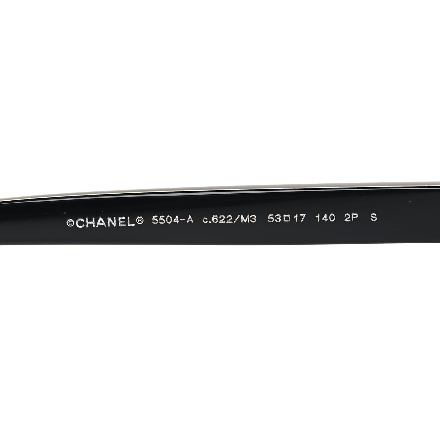 Acetate Rectangle Sunglasses 5504A Black