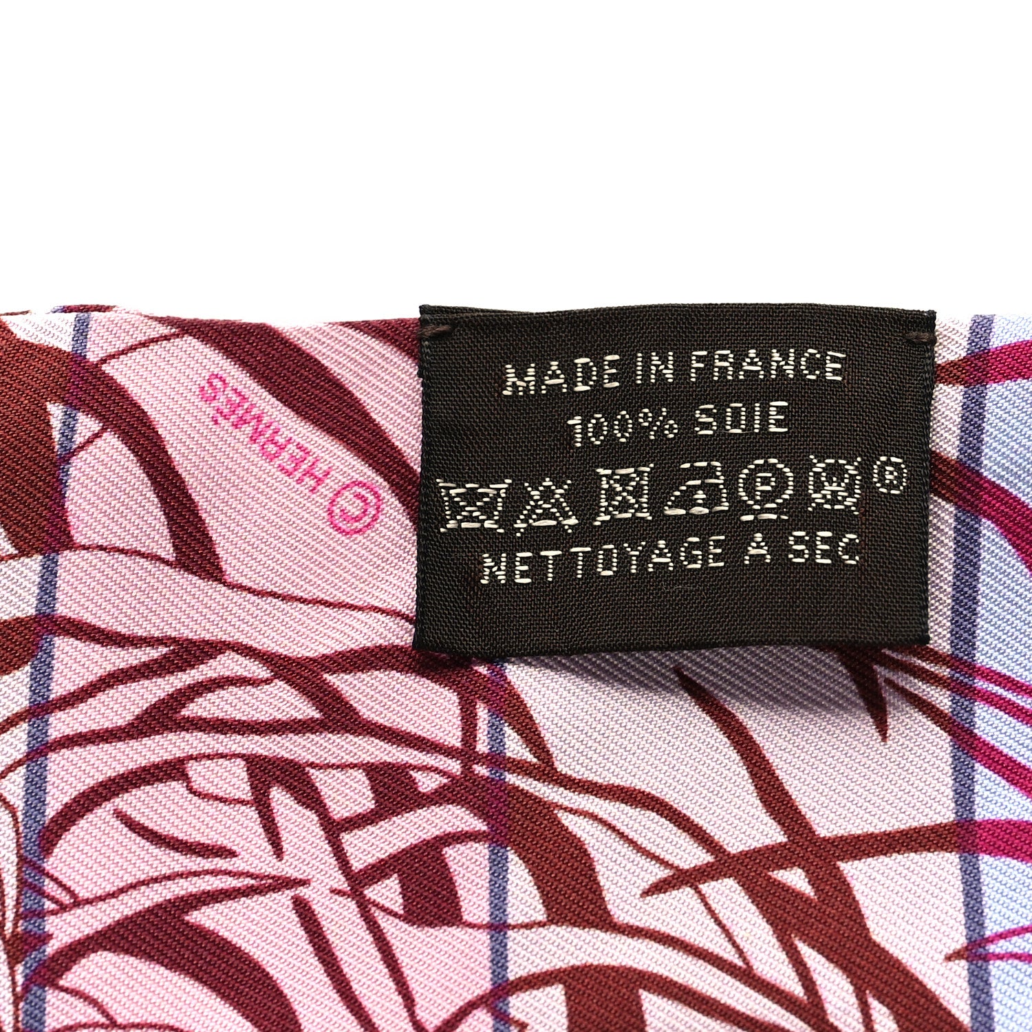 Hermes Silk Jungle Love Rainbow Twilly Fuchsia Bleu Ciel 3 of 3