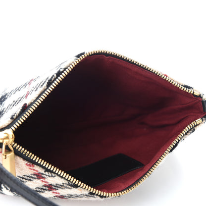 Burberry Wool Check Pochette Beige 5 of 10