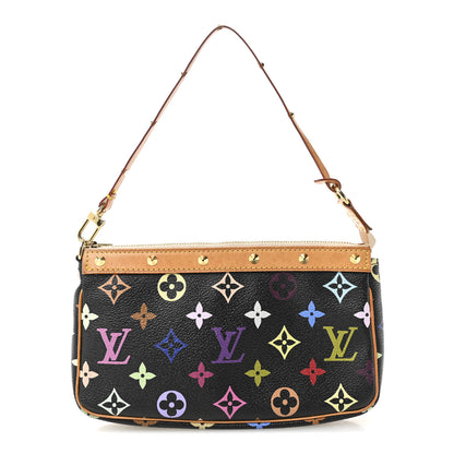 Louis Vuitton Monogram Multicolor Pochette Accessories Black 2 of 21