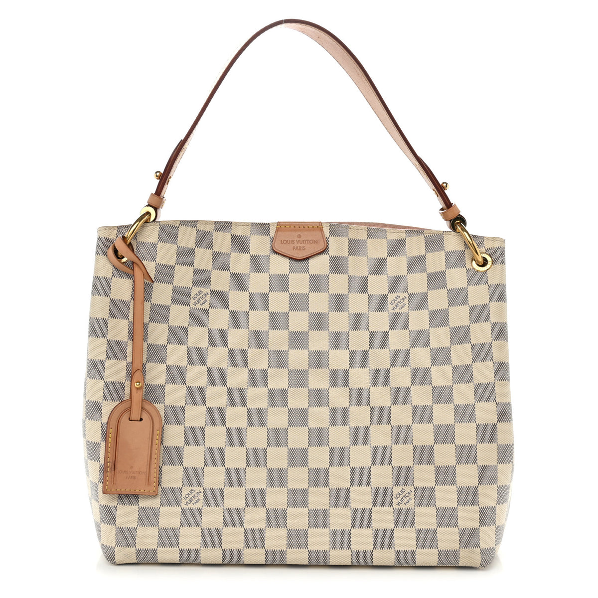 Damier Azur Graceful PM Rose Ballerine