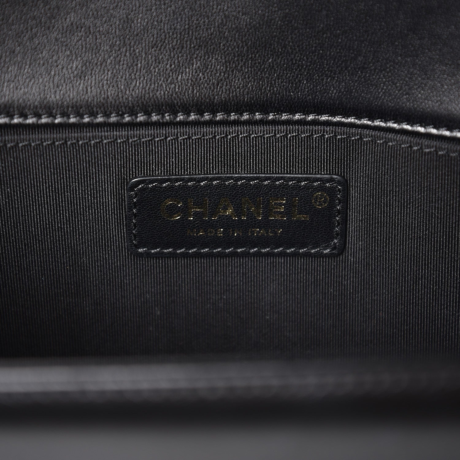Chanel Lambskin Quilted Medium Boy Flap Black 7 of 9