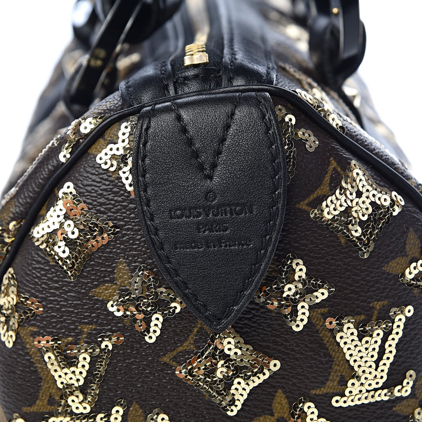Monogram Sequins Eclipse Speedy 28 Gold