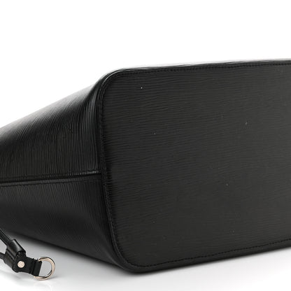 Louis Vuitton Epi Neverfull MM Black 8 of 9