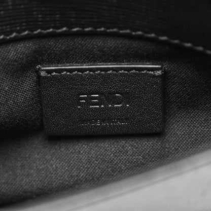 Fendi Vitello Elite Mink Fur Studded Karlito Tube Wallet on Chain Black 7 of 14