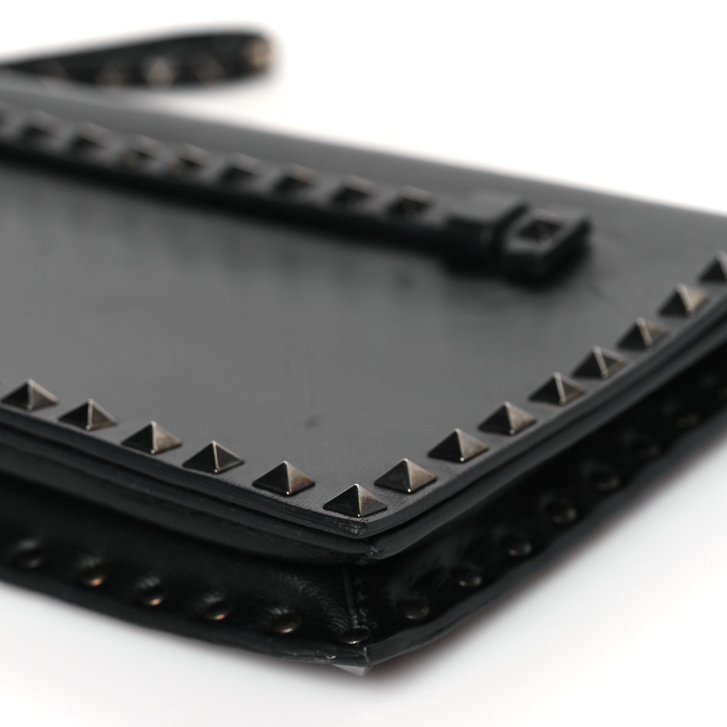 Valentino Garavani Nappa Rockstud Wristlet Clutch Black 8 of 8